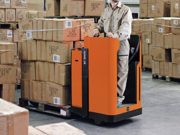 Photo of Operators Using Ride On Pallet Trucks