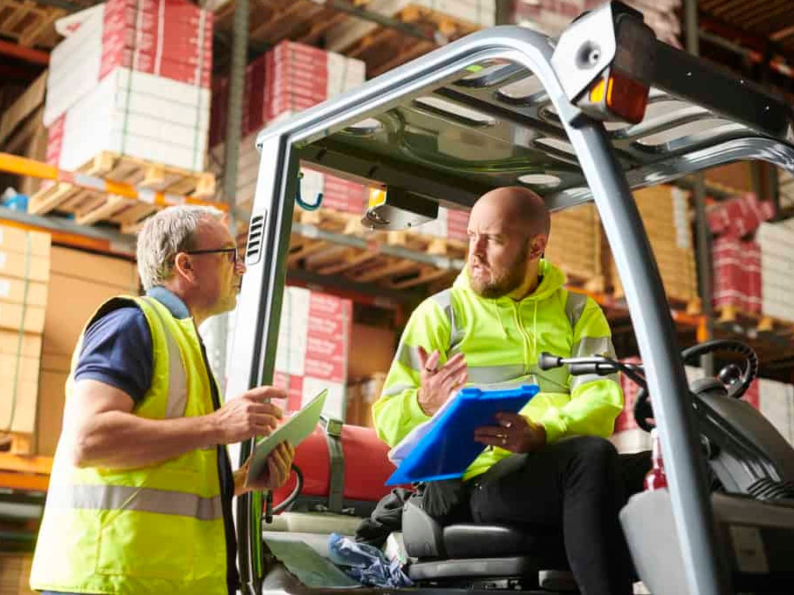 Driver-Training Image of Forklift Training and Forklift Driver Training In Action