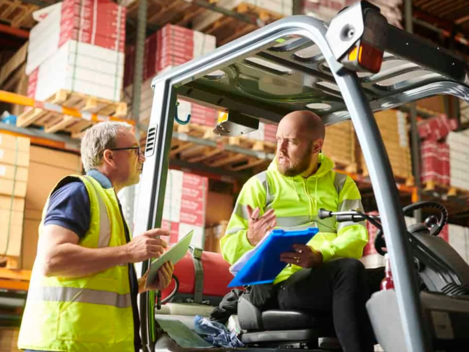 Image of Forklift Training and Forklift Driver Training In Action