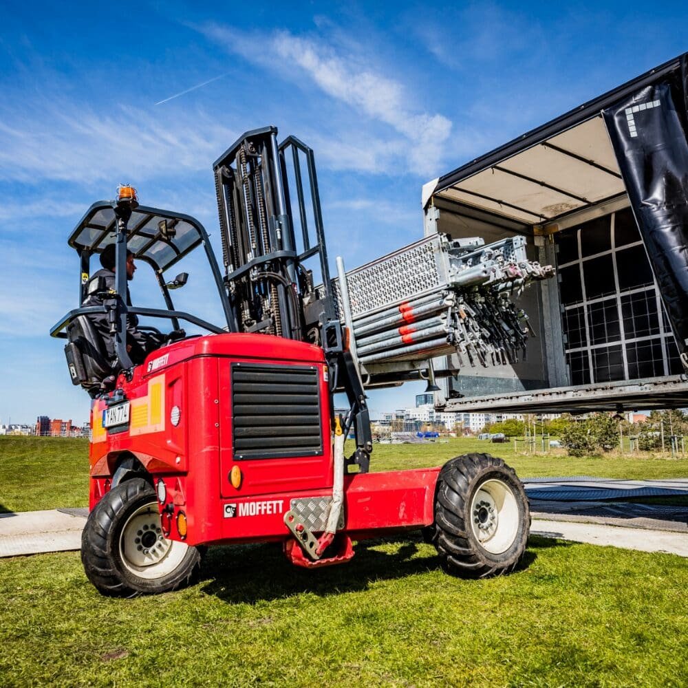Moffett Lorry Loader 5 Image of Moffett Lorry Mounted Forklifts