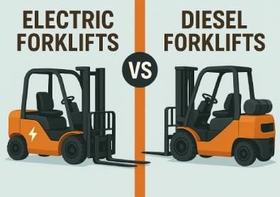 Battery vs Diesel Forklifts Battery vs Diesel Forklifts