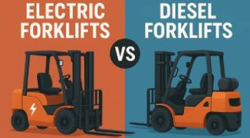 Electric Forklifts vs. Diesel Forklifts 1 Electric vs Diesel Forklifts